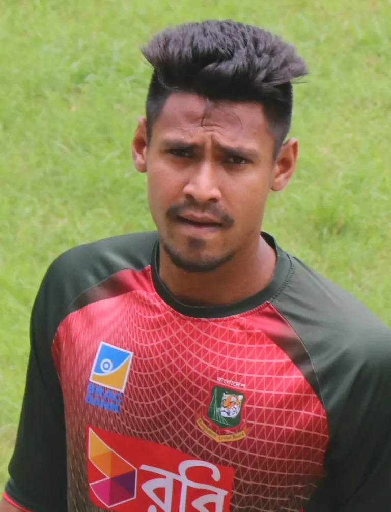 Mustafizur Rahman during practice