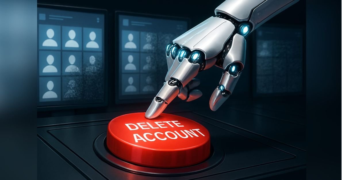 Meta Ban Wave 2026 AI robot deleting disabled account